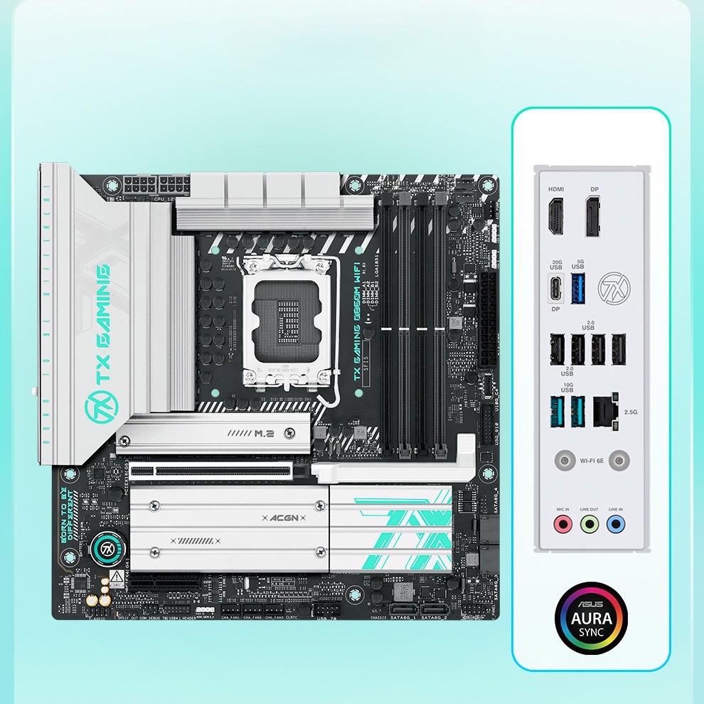 2025 New Released TX GAMING B8 - X870E Atx Motherboard ulasan dan harga